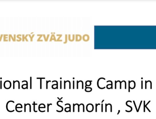 Slovenský Zväz Judo organizuje medzinárodné sústredenie v Olympic Center Šamorín