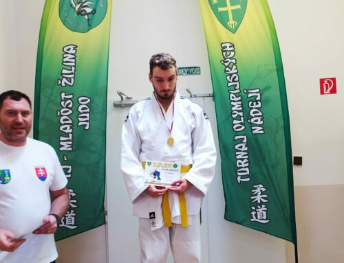 Patrik Hanulík z Judo Club Sparta Považská Bystrica